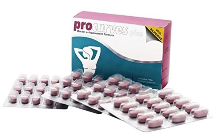 Procurves+ Compléments alimentaires pour l'augmentation mammaire, 60 capsules Procurves+ Compléments alimentaires pour l'augmentation mammaire, 60 capsules